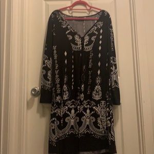 Boho style plus dress